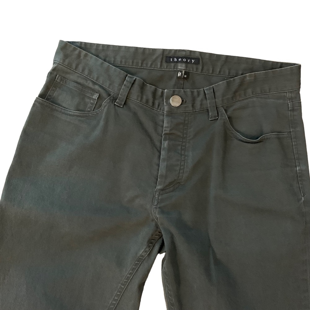 THEORY Button Fly Raffi Slim Fit Jeans Mens 32 Waist 3545 - Picture 3 of 8